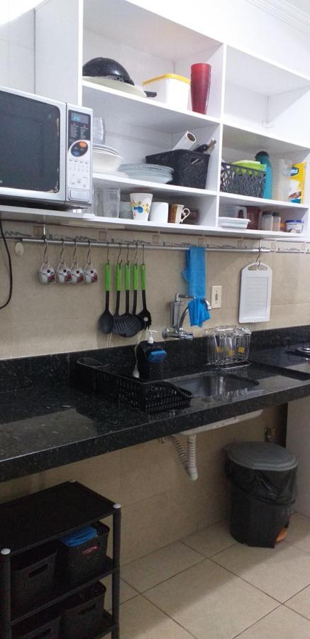 Apartamento No Canto Do Forte, Wi-Fi, Estacionamento Gratuito E Churrasqueira プライア・グランデ エクステリア 写真